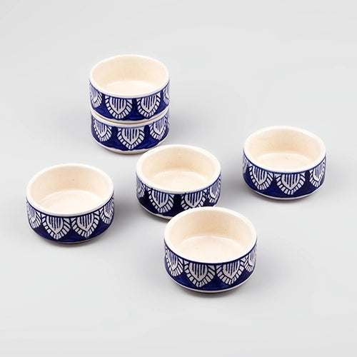 Exquisite Ceramic Mini Dip Bowl (Set of 6)