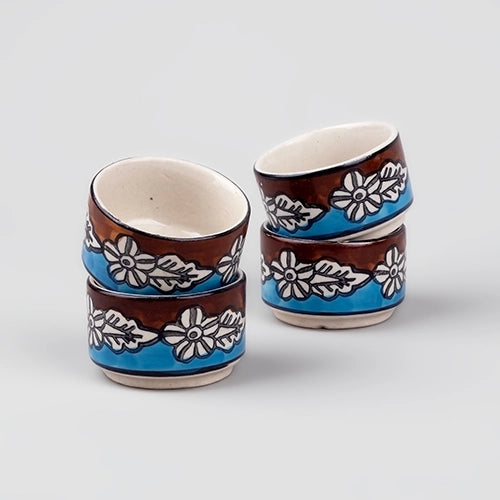 Stylish Multicoloured Mini Dip Bowl (Set of 4)