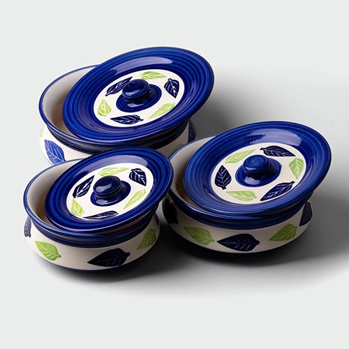 Artistry in Bloom Serving Bowl with Lid