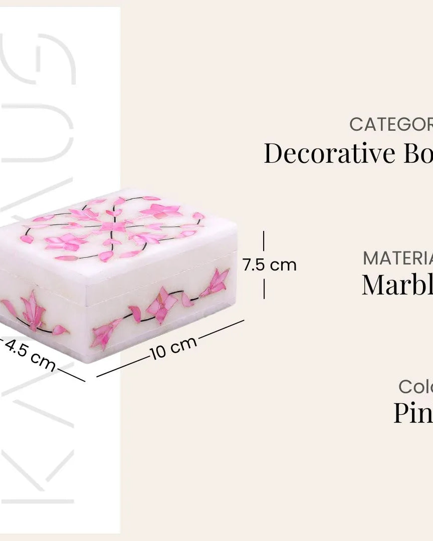Royal Pink Marble Jewelry Vault