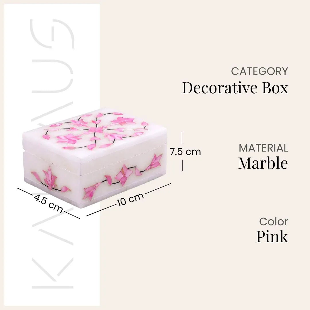 Royal Pink Marble Jewelry Vault