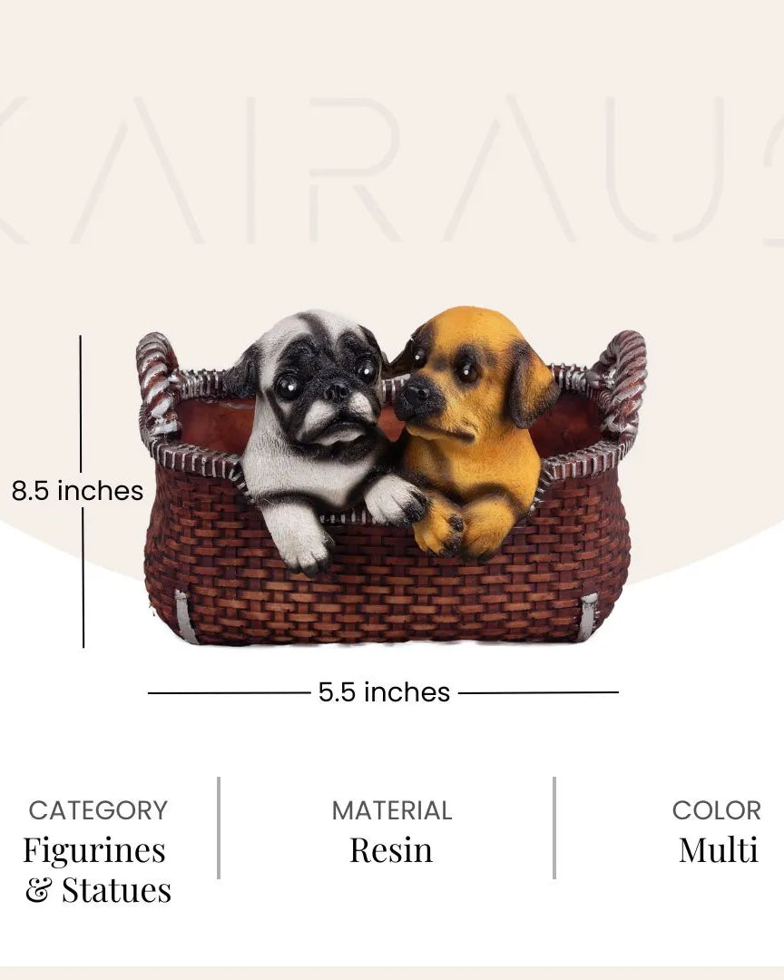 Forever Pug Friends Statue