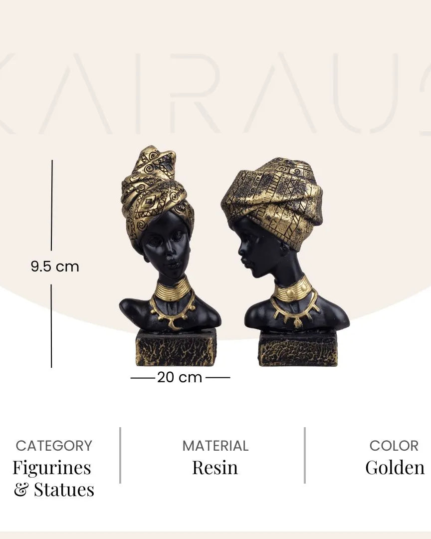 Royal African Queen Figurines
