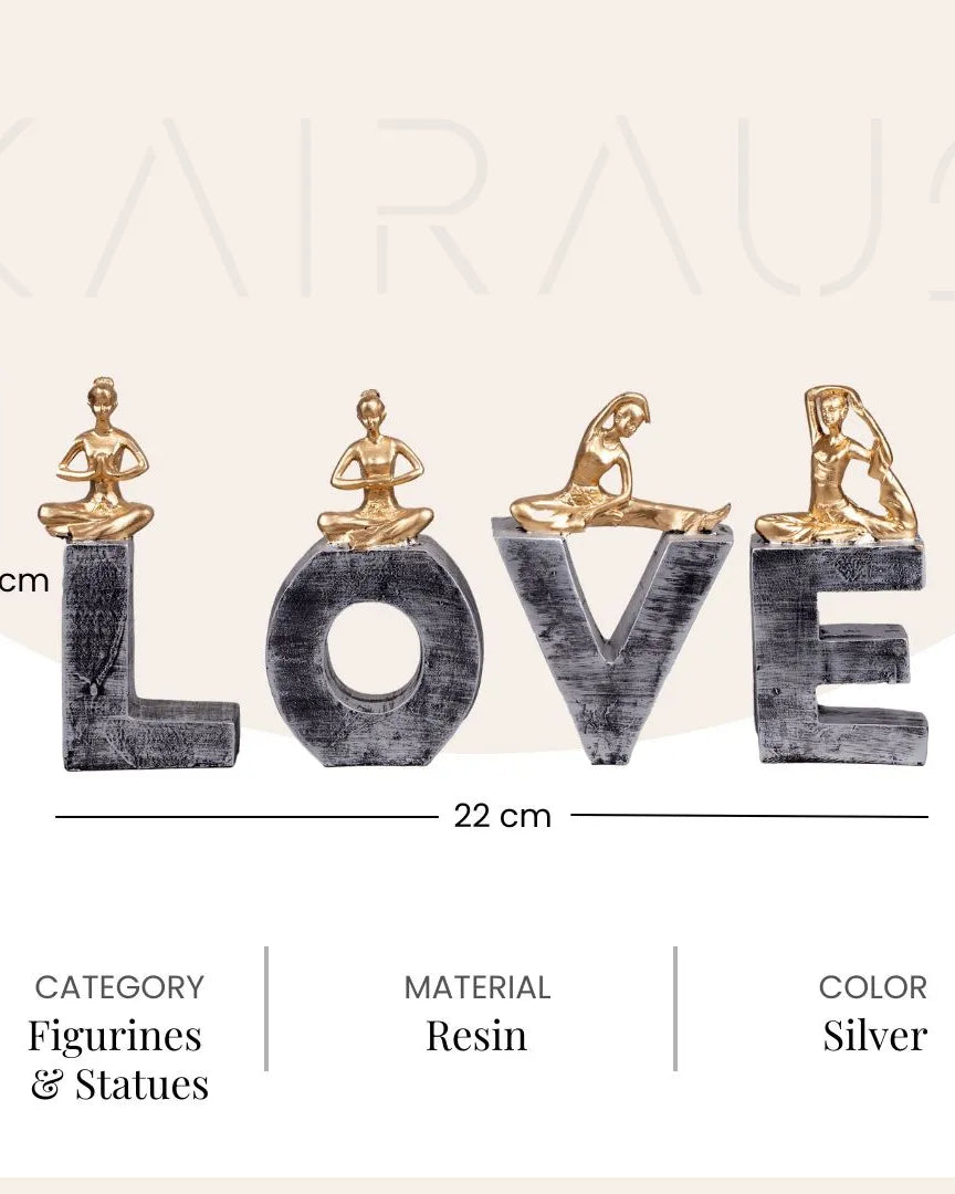 Elegant Love Sign Idols