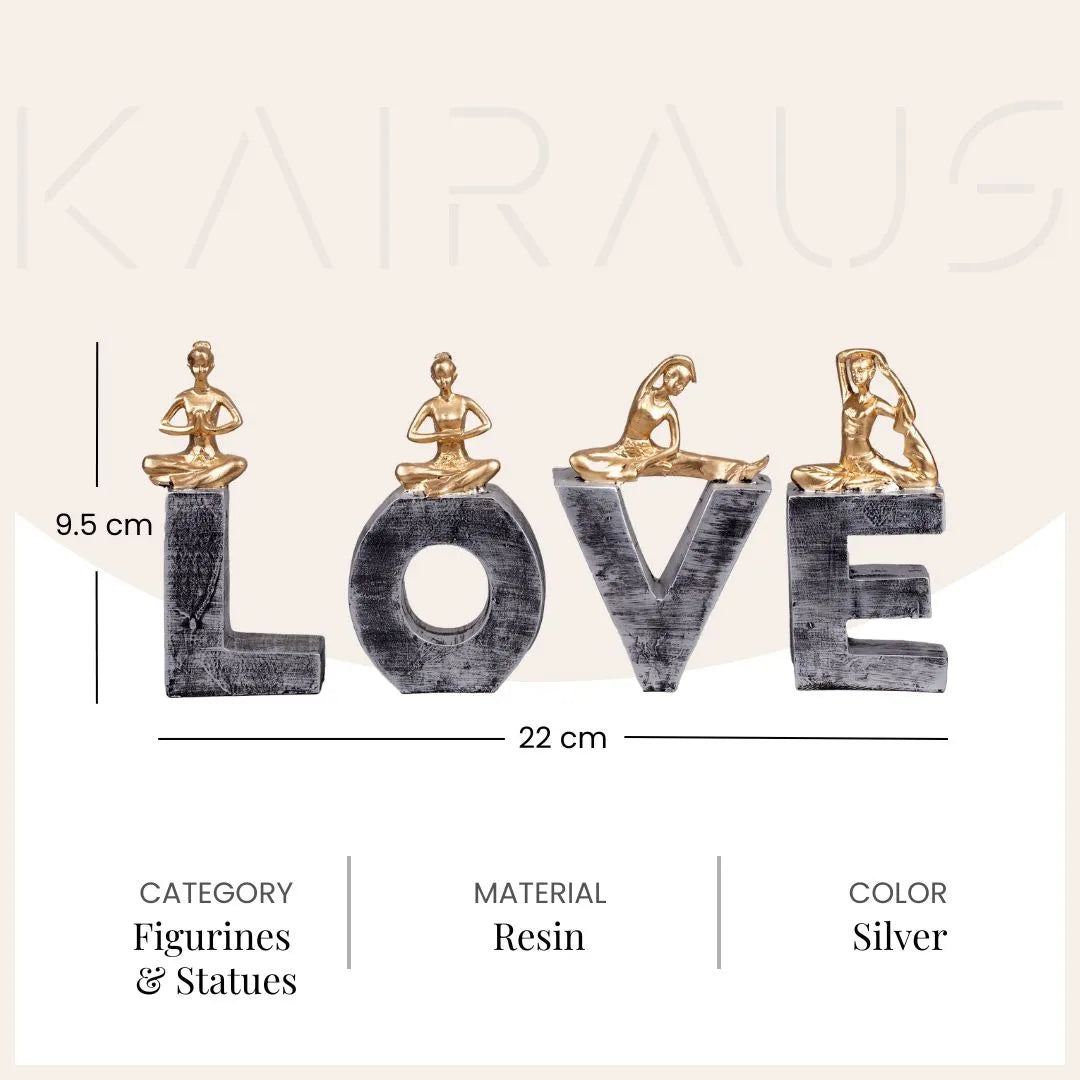 Elegant Love Sign Idols