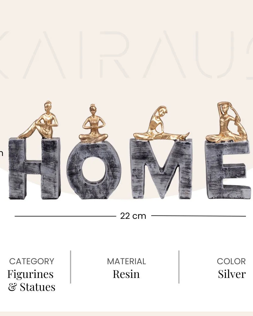 Peaceful Home Yoga Letters