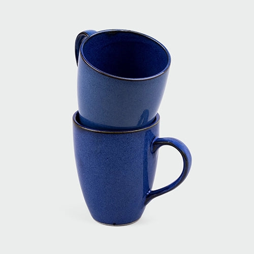 Midnight Sea Ceramic Coffee Mugs (Set of 2)