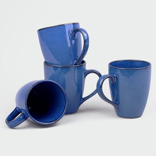 Midnight Sea Ceramic Coffee Mugs (Set of 4)