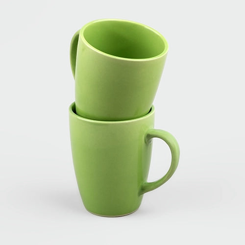 Gorgeous Green Coffee Mugs (Set of 2)
