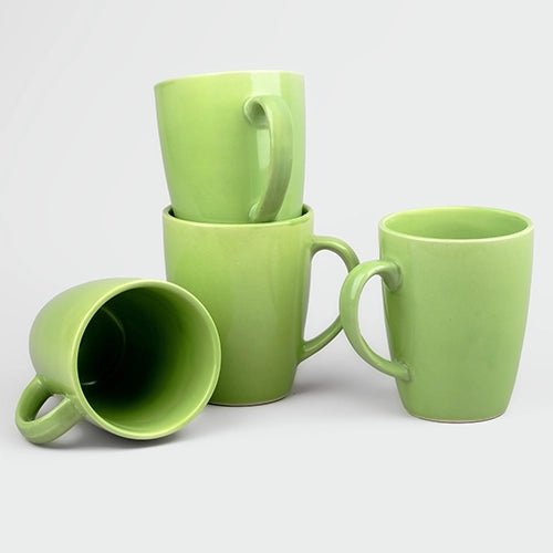 Gorgeous Green Coffee Mugs (Set of 4)