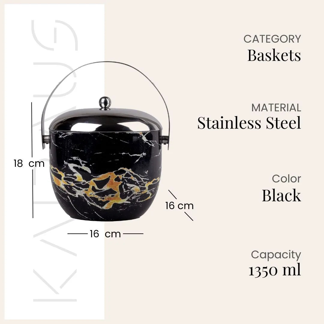 Premium Stainless Steel Ice Bucket