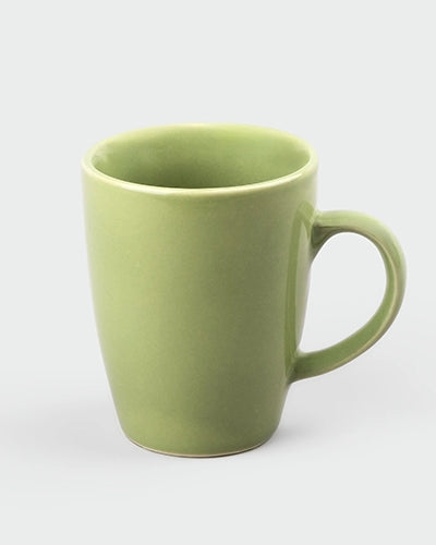 Dusty Green Ceramic Coffee Mug Side View – Kairaus