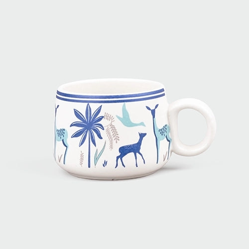 Deer Print Tea Cups (Set of 6)