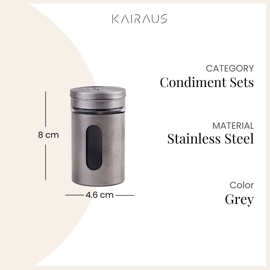 Premium Salt and Pepper Condiment Set