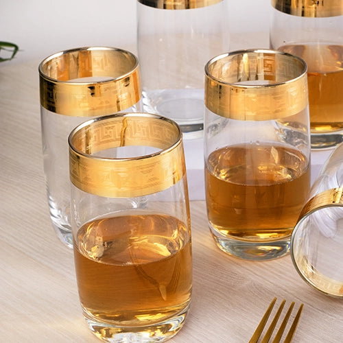 Gold-Plated Juice Glasses (Set of 6)