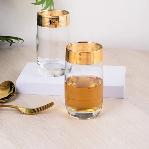 Gold-Plated Juice Glasses (Set of 2)