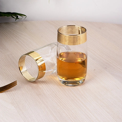 Gold-Plated Juice Glasses (Set of 2)
