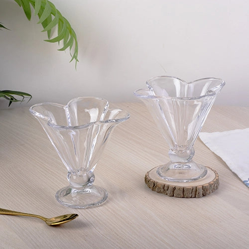 Blossoming Ice Cream Glass (Set of 2)