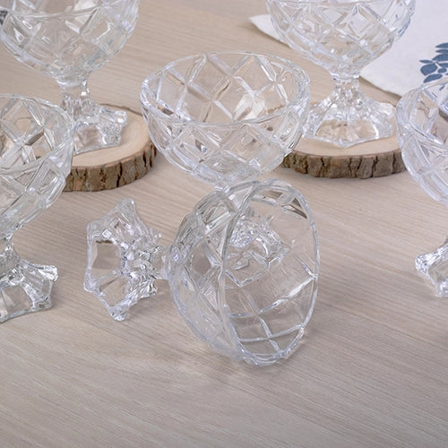 Geometric Textured Glass (Set of 6)