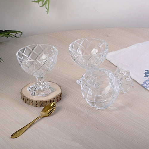 Geometric Textured Glass (Set of 6)