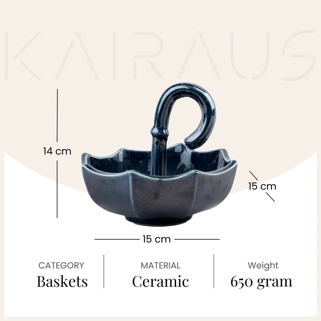 Deep Green Fun Snack Bowl