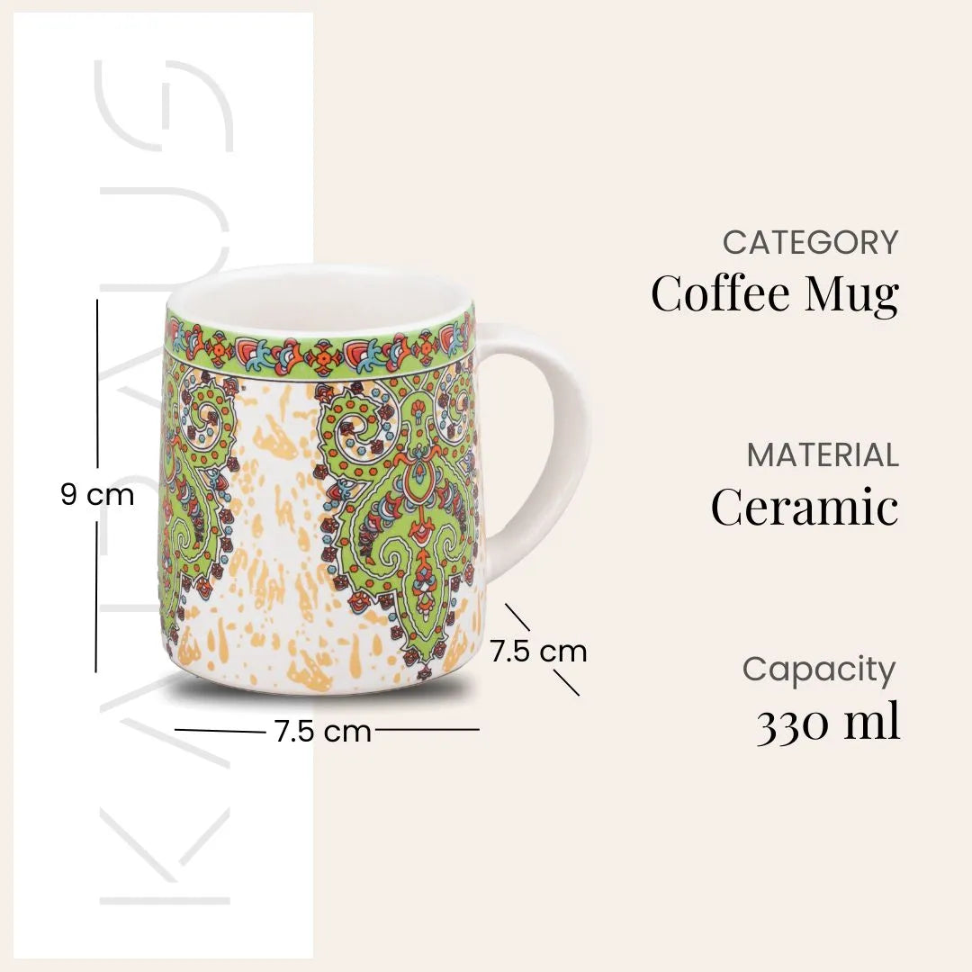 Royal Rajasthani Art Coffee Mug (Set of 2)