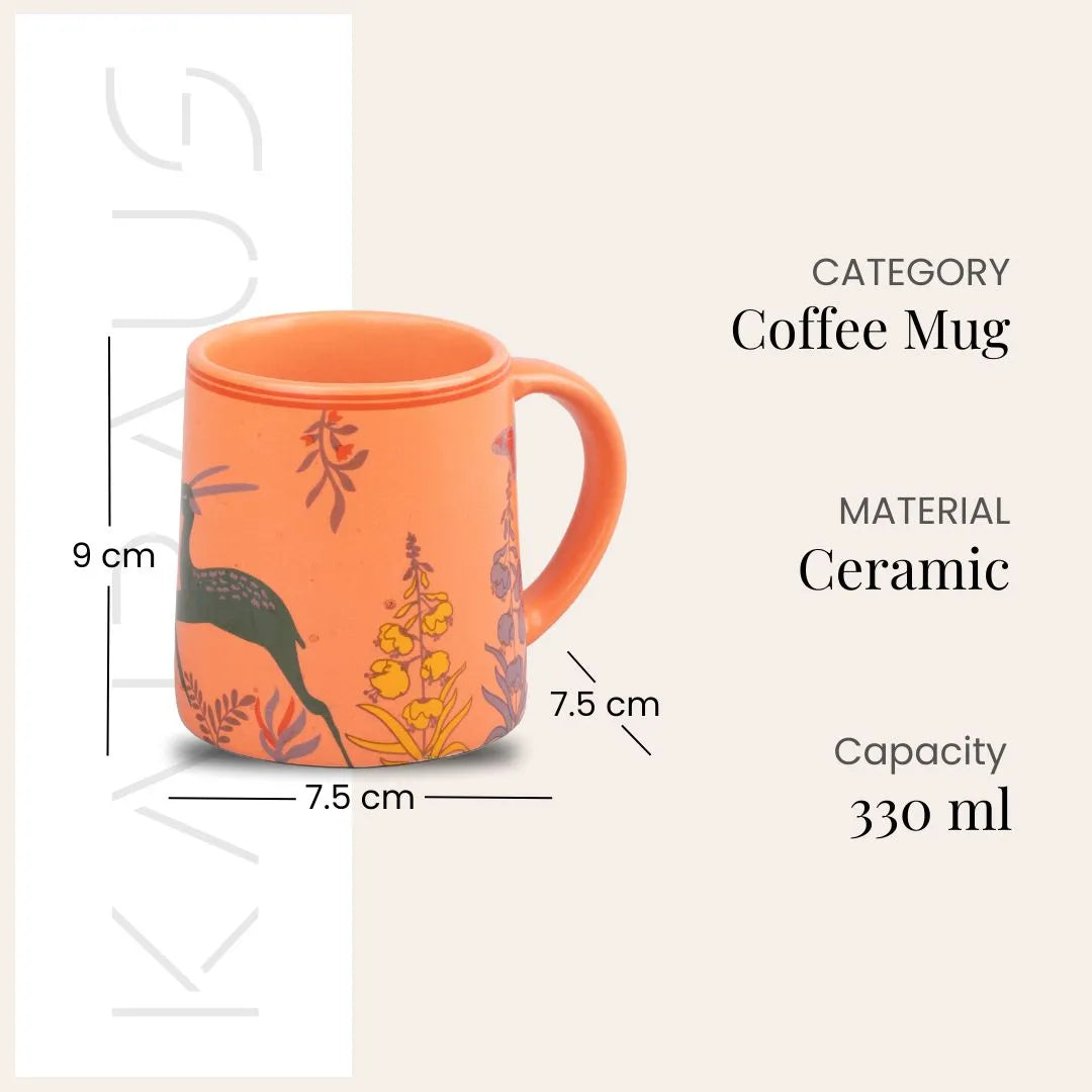 Autumn Splendor Deer Mug (Set of 6)