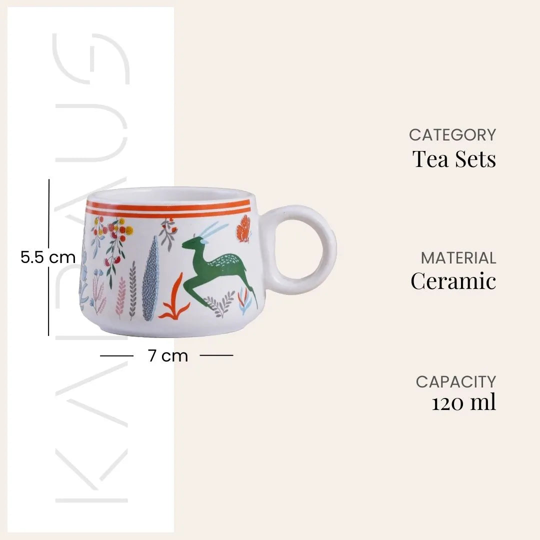 Forest Theme Tea Cup (Set of 2)