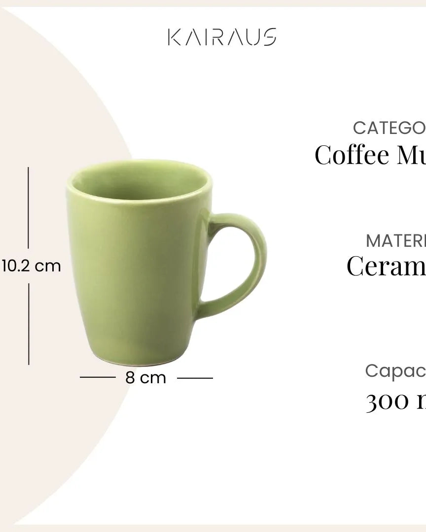 Serene Sage Mug Detail View – Kairaus