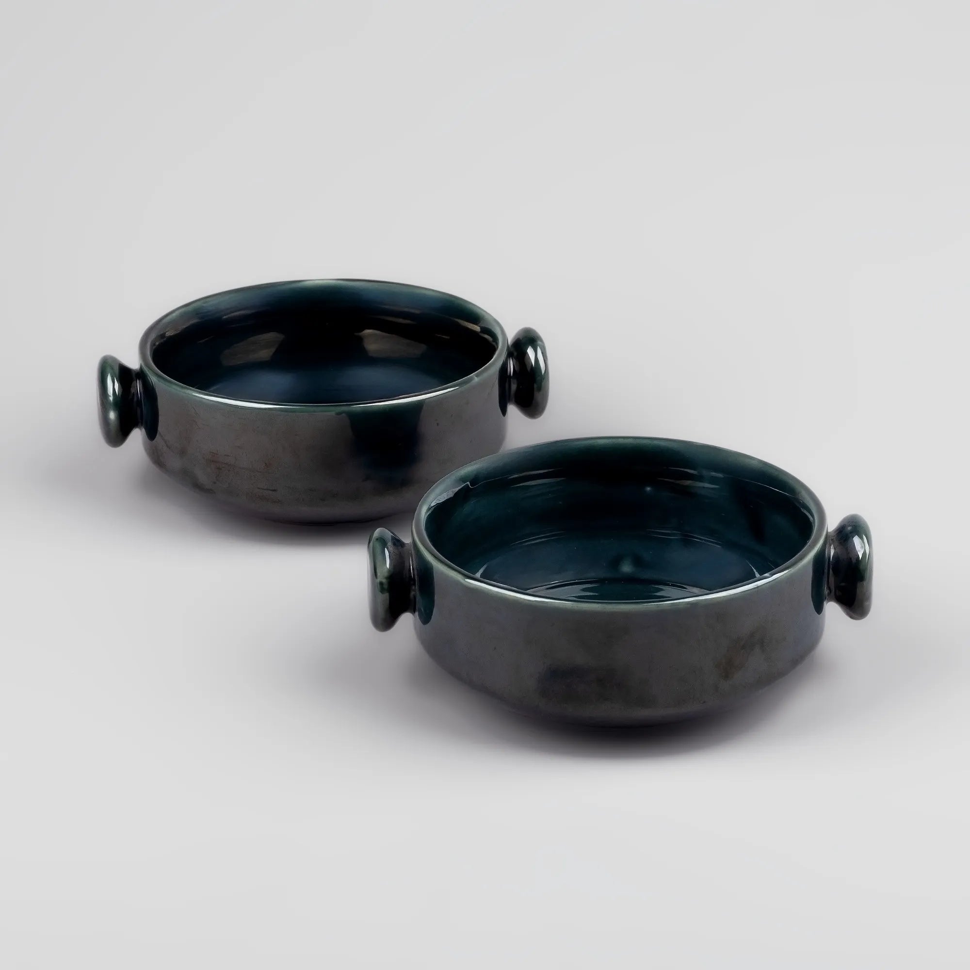 Luxurious Porcelain Green Bowl (Set of 2)