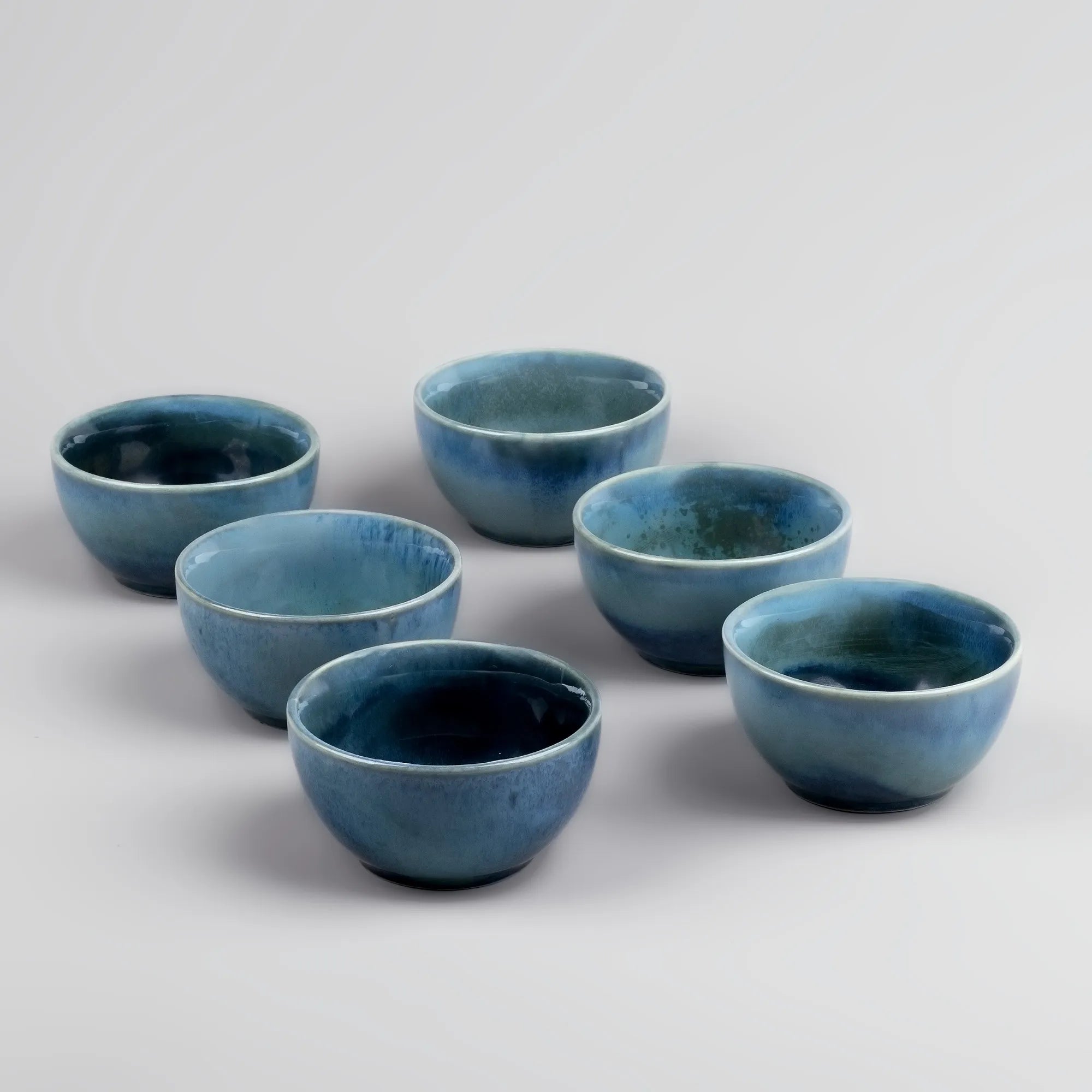 Eclectic Blue Snack Bowl (Set of 6)