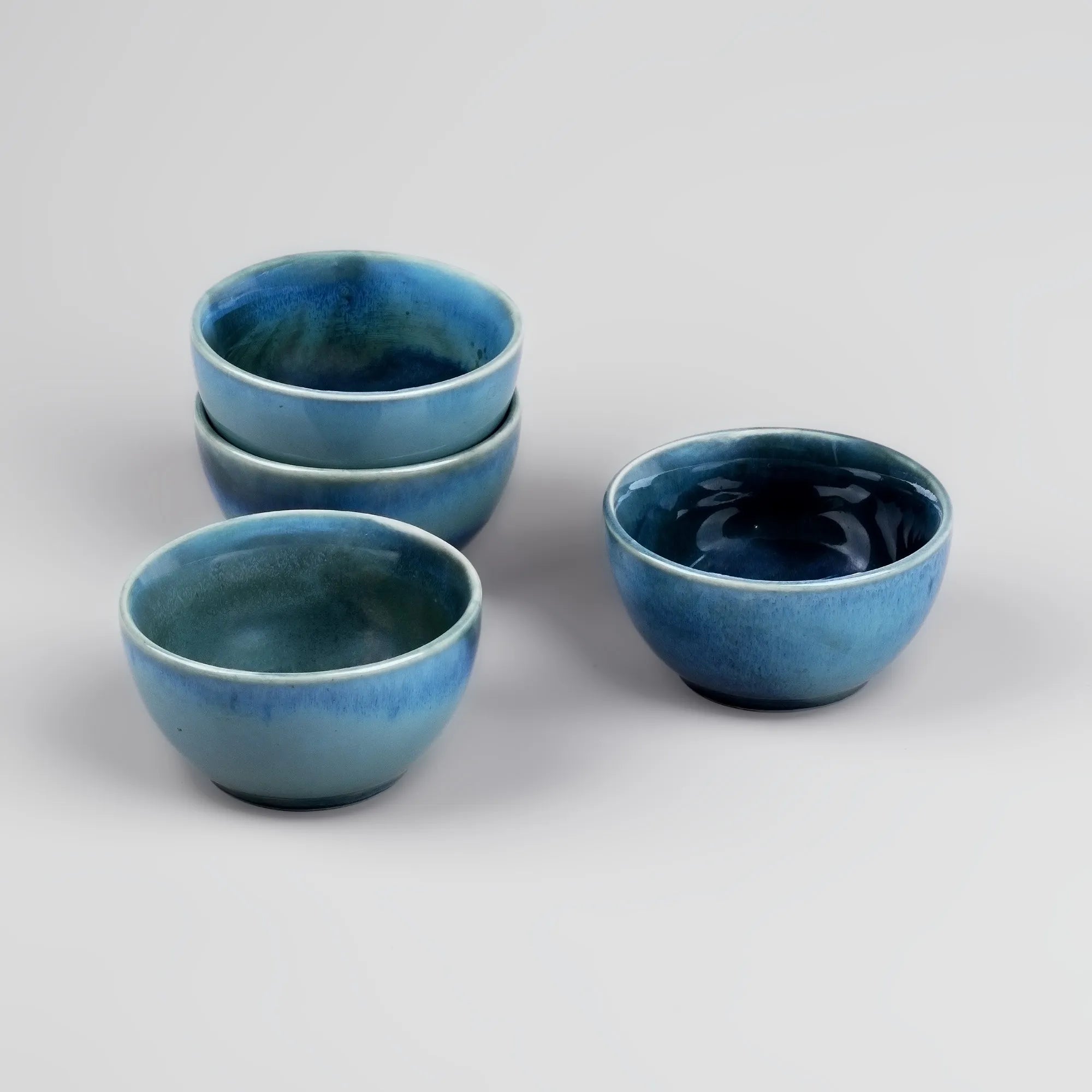 Eclectic Blue Snack Bowl (Set of 4)