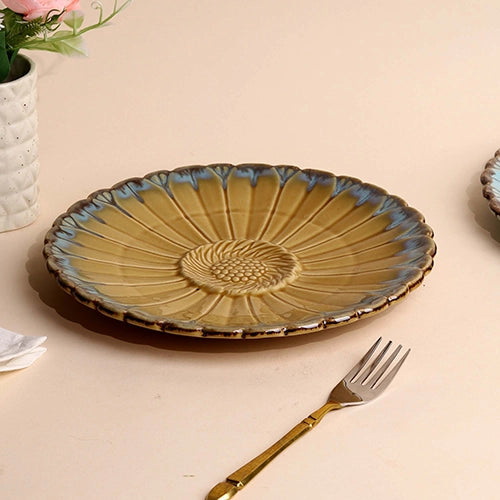 Full Bloom Beige Platter