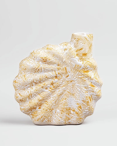 Beige Shell Flower Vase
