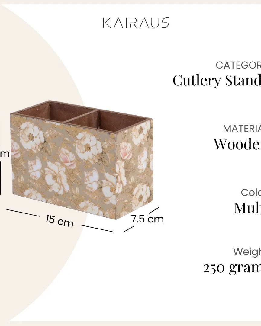 Floral-Themed Pen Organizer