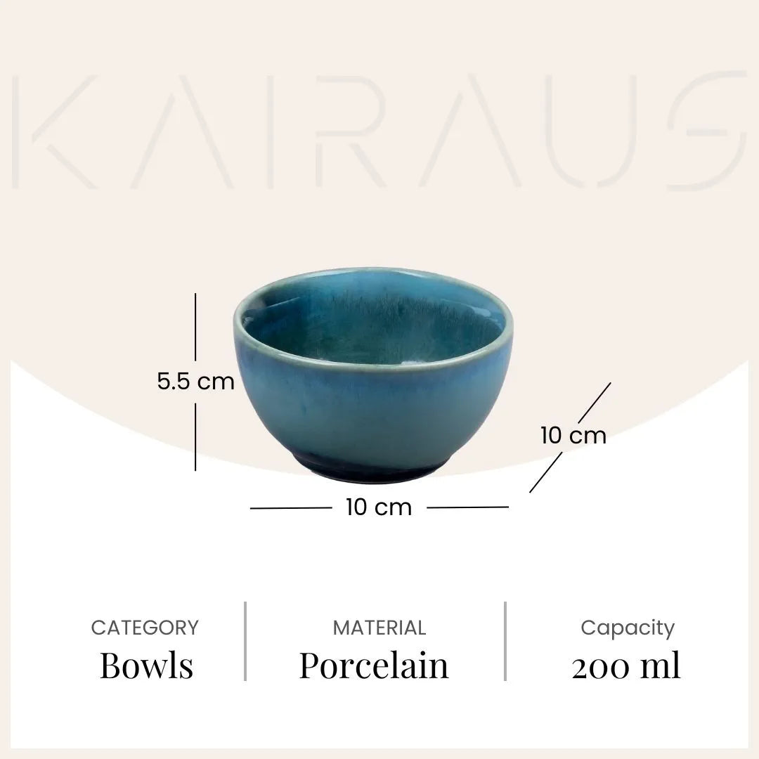 Eclectic Blue Snack Bowl (Set of 6)