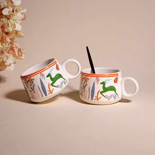 Forest Theme Tea Cup (Set of 2)