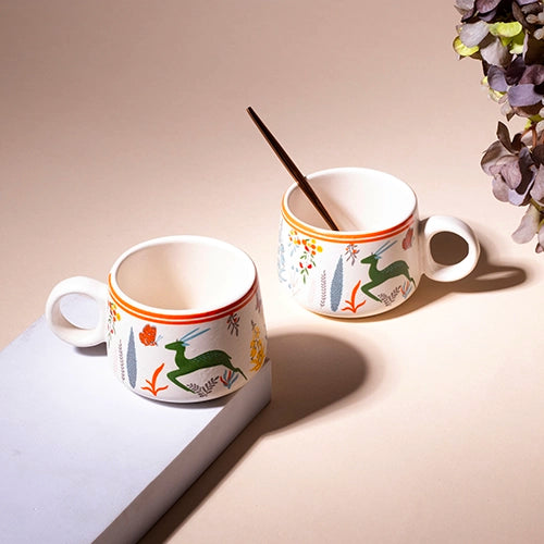 Forest Theme Tea Cup (Set of 2)