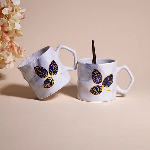 Marble Pattern Tea Cup (Set of 2)