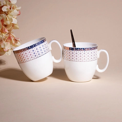 Opulent White Tea Cup (Set of 2)