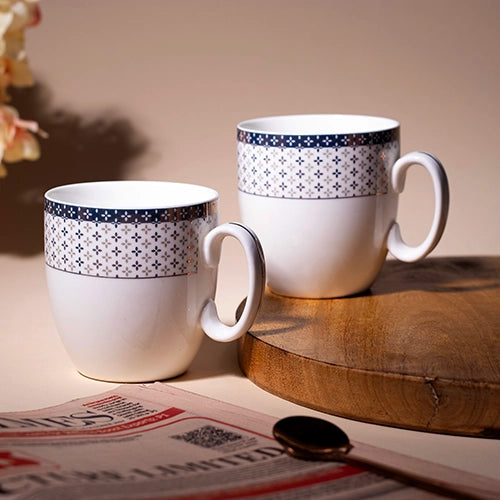 Opulent White Tea Cup (Set of 2)