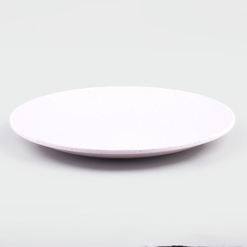 White Spiral Design Dinner Plates Set of 6 (10.5 Inch)