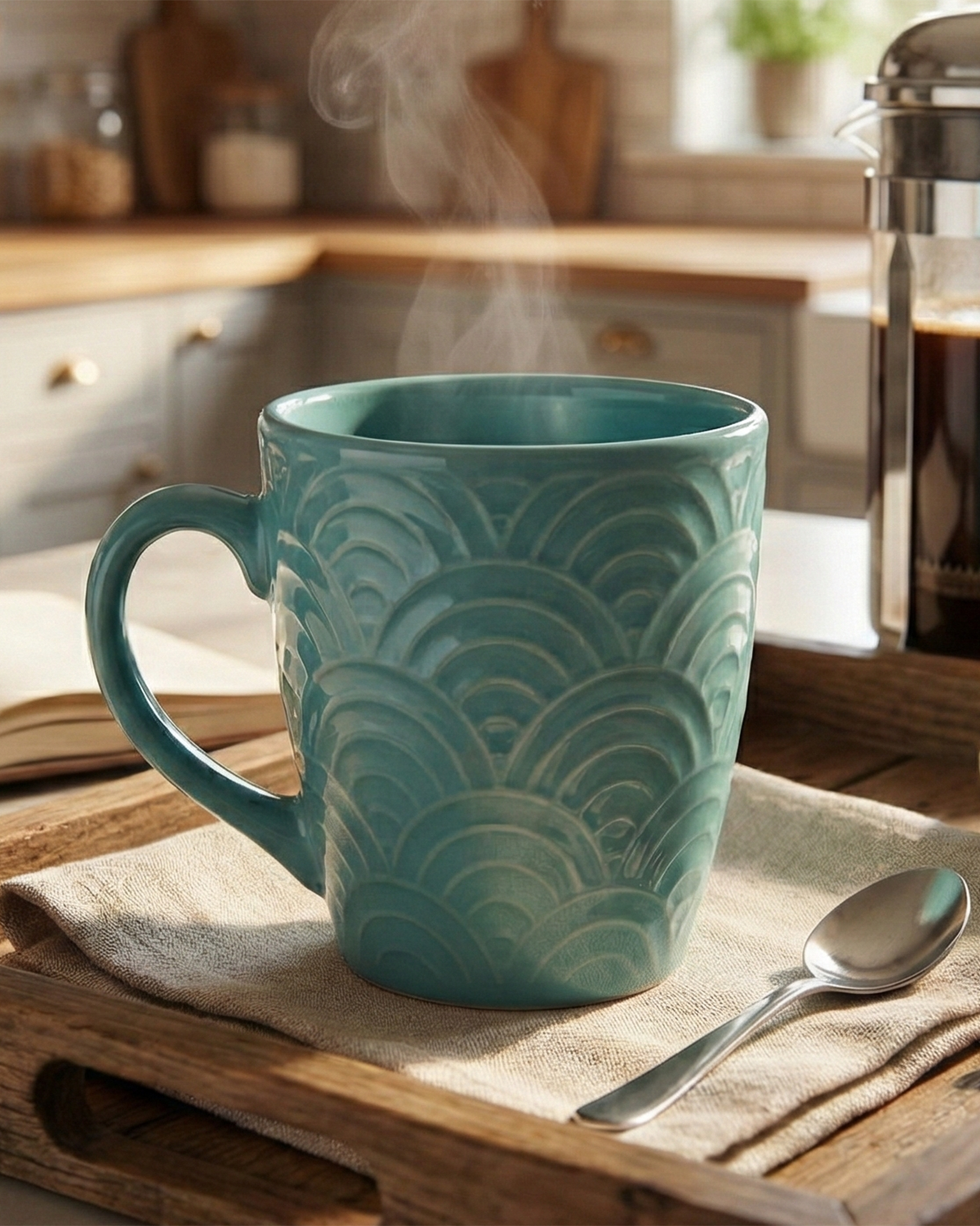 Sea Foam Ceramic Coffee Mug