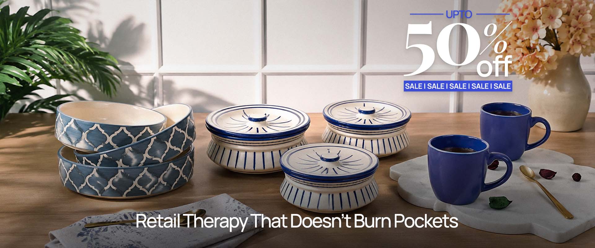 Dining Sets & Home Decor Items at Up to 50% Off
