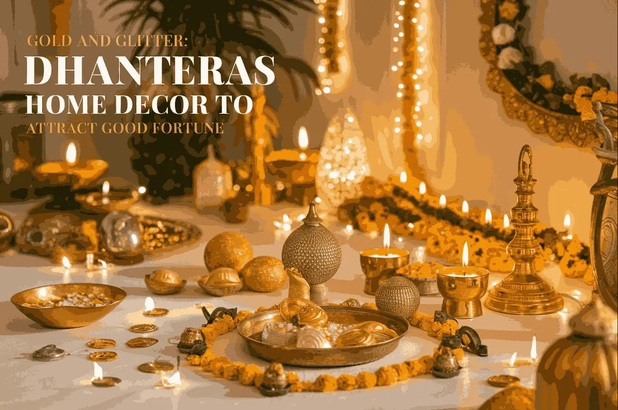 Gold and Glitter: Dhanteras Home Decor to Attract Good Fortune