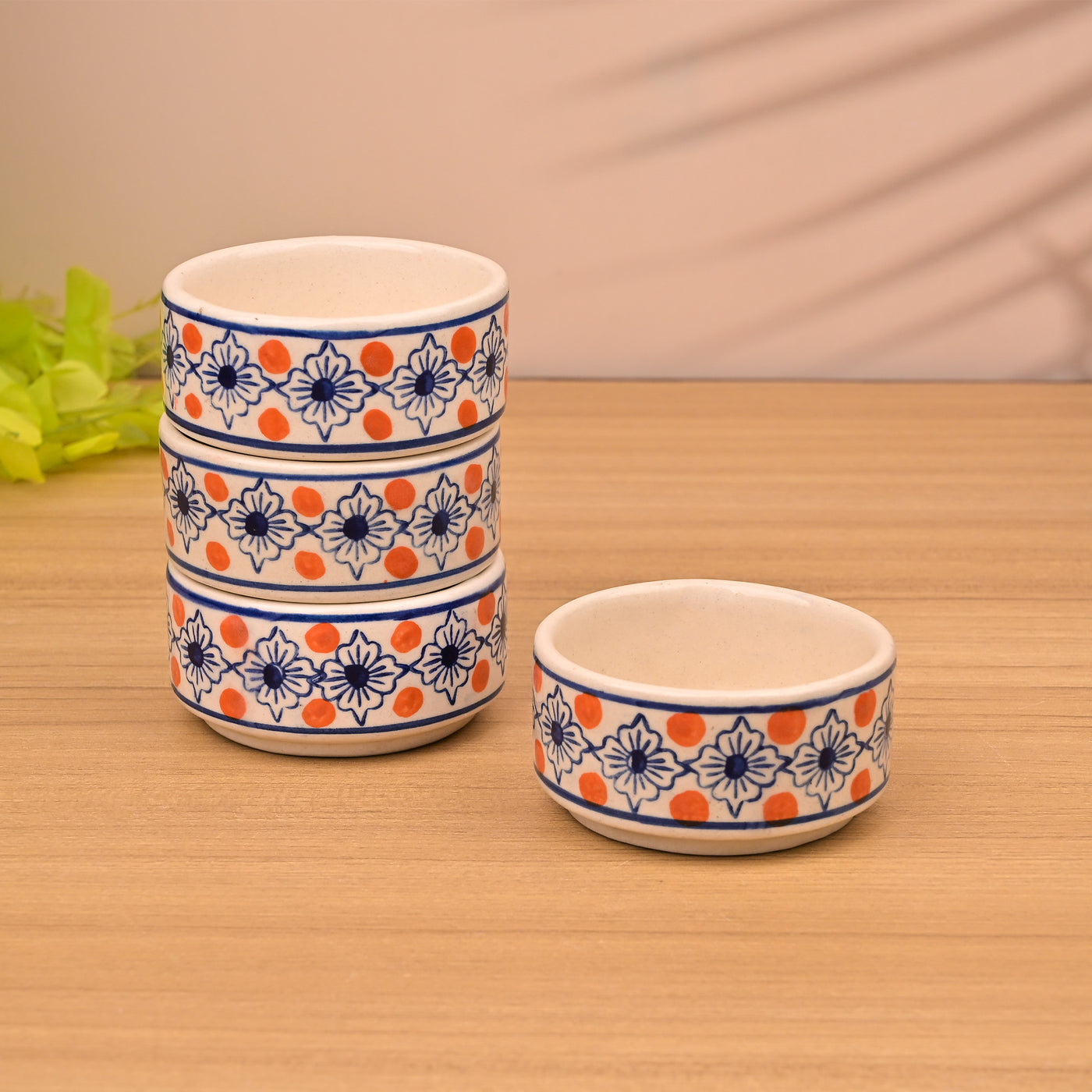 Whimsical Blue & White Chutney Bowl Sets