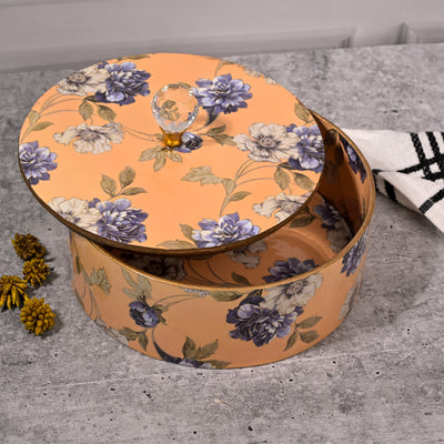 Rustic Charm Natural Wood Storage Box