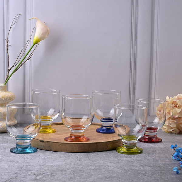 Crystal Clear Color Pop Goblet (Set of 6)