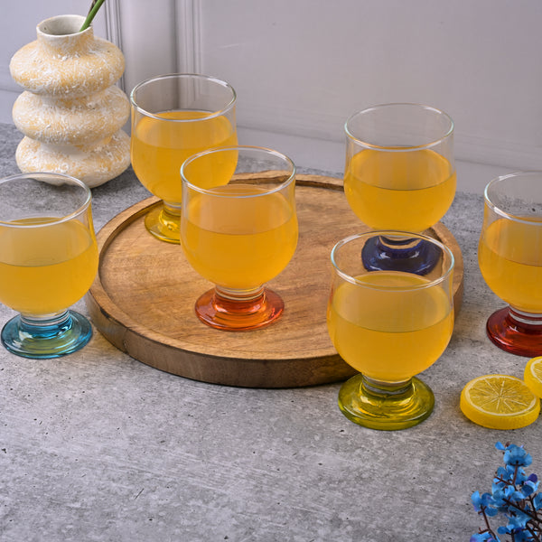 Crystal Clear Color Pop Goblet (Set of 6)