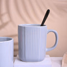 Serene Sky Blue Ceramic Coffee Mug